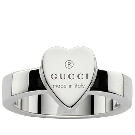 Gucci Кольцо Trademark с сердцем